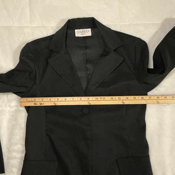 Vintage XOXO lightweight Black Women's Coat - Picture 6 of 8